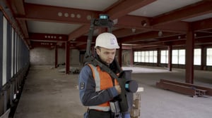 Scannen eines Hochhausprojekts in Berlin mit NavVis VLX